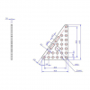 Треугольная пластина из анодированного алюминия Triangle Plate 6*8 (Pair) - «globural.ru» - Апрелевка