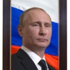 Портрет Президента РФ Путина В.В. - «globural.ru» - Апрелевка