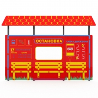Учебно-игровой макет "Остановка" мобильный - «globural.ru» - Апрелевка