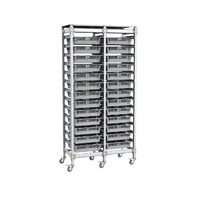 Стеллаж мобильный 2-х секционный для учебных наборов и цифровых лабораторных комплексов SenseDisc - «globural.ru» - Апрелевка