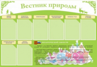 Стенд "Вестник природы" (вариант 4) - «globural.ru» - Апрелевка