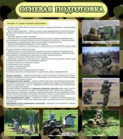 Стенд "Огневая подготовка" (вариант 2) - «globural.ru» - Апрелевка