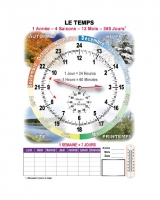 Le temps. Учебно наглядные пособия по французскому языку - «globural.ru» - Апрелевка