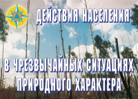 Комплект плакатов "Действия населения в ЧС природного характера" - «globural.ru» - Апрелевка
