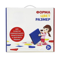 Подвижная развивающая игра "Форма, цвет, размер" - «globural.ru» - Апрелевка
