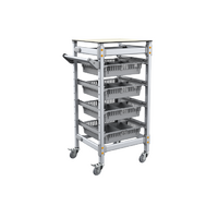 Тележка 1-секционная для учебных наборов и цифровых лабораторных комплексов SenseDisc - «globural.ru» - Апрелевка