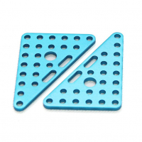 Треугольная пластина из анодированного алюминия Triangle Plate 6*8 (Pair) - «globural.ru» - Апрелевка