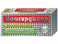 Конструктор металлический №7 (для уроков труда) 148 элементов - «globural.ru» - Апрелевка