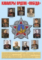 Плакат "Кавалеры ордена «Победа»" - «globural.ru» - Апрелевка