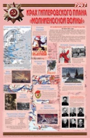 Плакат "Великая Отечественная война: Крах гитлеровского плана «молниеносной войны»" - «globural.ru» - Апрелевка