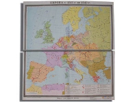 Учебная карта "Европа с 1815 - 1849 г.г." 1180*1070 мм (матовое, 2-стороннее лам.) - «globural.ru» - Апрелевка