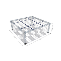 Огражденное пространство с защитной сеткой для безопасного пилотирования 8х8х3м  - «globural.ru» - Апрелевка