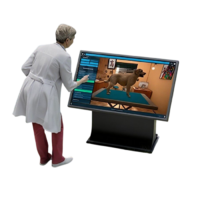 Виртуальный учебный комплекс «Процедурный тренажер ветеринарного врача». Комплектация интерактивный стол - «globural.ru» - Апрелевка