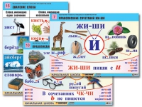 Комплект таблиц для начальной школы "Обучение грамоте. Письмо и развитие речи" - «globural.ru» - Апрелевка
