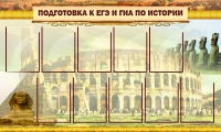 Стенд "Подготовка к ЕГЭ и ОГЭ по истории вариант 2 ( 9 кармашков)" - «globural.ru» - Апрелевка