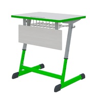 Парта Nomad одноместная с полиуретановой кромкой регулируемая по высоте  - «globural.ru» - Апрелевка