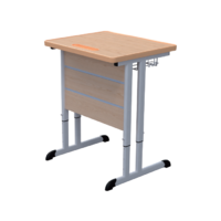 Стол ученический одноместный на плоскоовальной трубе 3-7 гр.р. - «globural.ru» - Апрелевка