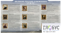 Стенд "Великие русские художники" - «globural.ru» - Апрелевка