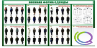 Стенд "Военная форма одежды" - «globural.ru» - Апрелевка