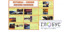 Стенд "Уставы закон жизни воинов" - «globural.ru» - Апрелевка