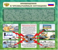 Стенд "Оповещения в чрезвычайных ситуациях" - «globural.ru» - Апрелевка