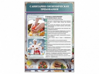 Стенд "Санитарно-гигиенические требования" - «globural.ru» - Апрелевка