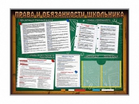 Стенд-уголок "Права и обязанности школьника" - «globural.ru» - Апрелевка