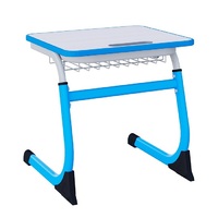 Парта одноместная Smarty с полиуретановой кромкой регулируемая по высоте - «globural.ru» - Апрелевка