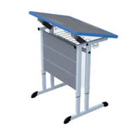 Стол ученический одноместный с наклоняемой столешницей 3-7 гр.р. - «globural.ru» - Апрелевка