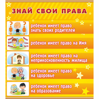 Стенд "Знай свои права" - «globural.ru» - Апрелевка