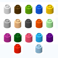  Элемент конструктора одиночный одноцветный Color Blocks 100 штук - «globural.ru» - Апрелевка
