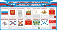 Стенд "Государственные и военные символы РФ" - «globural.ru» - Апрелевка