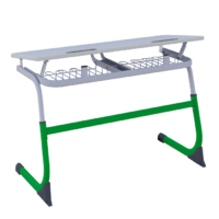 Парта двухместная Smarty регулируемая по высоте с углом наклона столешницы - «globural.ru» - Апрелевка