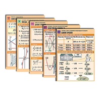 Комплект таблиц по всему курсу алгебры (50 шт., А1, полноцв, лам.) - «globural.ru» - Апрелевка