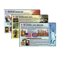 Комплект таблиц по истории раздаточных "Новая история. Часть1" (цвет., лам., формат А4, 6 штук) - «globural.ru» - Апрелевка