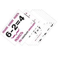 Опорные таблицы по математике 1 класс - «globural.ru» - Апрелевка