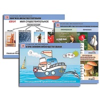 Комплект таблиц для начальной школы "Русский язык. Имя существительное" - «globural.ru» - Апрелевка