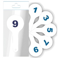 Касса-веер цифр от 0 до 9 - «globural.ru» - Апрелевка