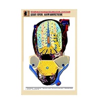 Рельефная таблица "Долька печени. Макро-микростроение" (формат А1, матовое ламинир.) - «globural.ru» - Апрелевка