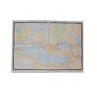 Учебная карта "Византийская империя и славяне в VI - ХI в.в. 1040*1420 мм" (матовое, 2-стороннее лам.) - «globural.ru» - Апрелевка