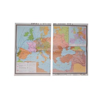 Учебная карта "Европа в 16 - первой половине 17 в.в." 1030*1420 мм (матовое, 2-стороннее лам.) - «globural.ru» - Апрелевка