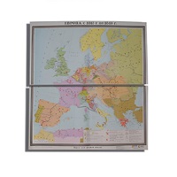 Учебная карта "Европа с 1815 - 1849 г.г." 1180*1070 мм (матовое, 2-стороннее лам.) - «globural.ru» - Апрелевка