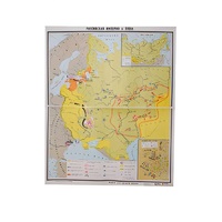 Учебная карта "Российская империя в 18 в." (матовое, 2-стороннее лам.) - «globural.ru» - Апрелевка