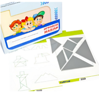 Игровой набор "Танграм" (с комплектом карточек) - «globural.ru» - Апрелевка