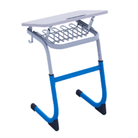 Парта одноместная регулируемая по высоте с углом наклона столешницы - «globural.ru» - Апрелевка