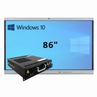Интерактивная панель 86" (встроенный ПК Win10, Intel i5) - «globural.ru» - Апрелевка