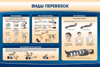 Стенд "Виды перевязок" - «globural.ru» - Апрелевка