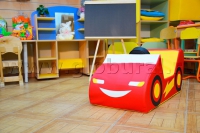 Напольная игрушка "Машинка - гонка" с аппликацией (ВИК) - «globural.ru» - Апрелевка