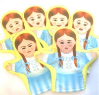 Набор кукол - рукавичек  "Эмоции. Девочки" - «globural.ru» - Апрелевка