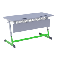 Парта Nomad двухместная регулируемая по высоте - «globural.ru» - Апрелевка